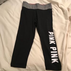 PINK cropped leggings